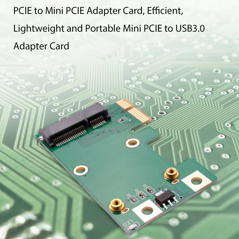Плата адаптера PCIE-Mini PCIE, эффективная, легкая и портативная мини-плата PCIE-USB 3,0