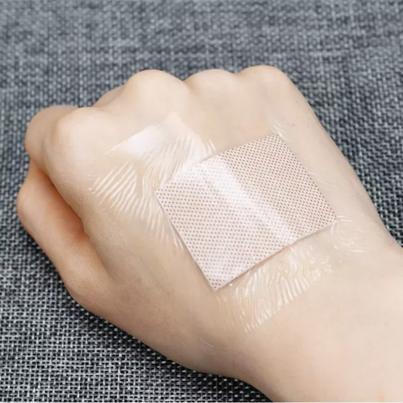 Remendo de ferida adesiva médica impermeável, primeiro kit de band aid, bandagem grande, esporte ao ar livre, 6x7cm, 30pcs