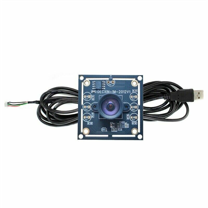 Módulo de cámara de 100 grados, 3 piezas, 1MP, OV9732, 1280x720, controlador sin USB, cámara de enfoque Manual con Cable de 2 metros para WinXP/7/8/10