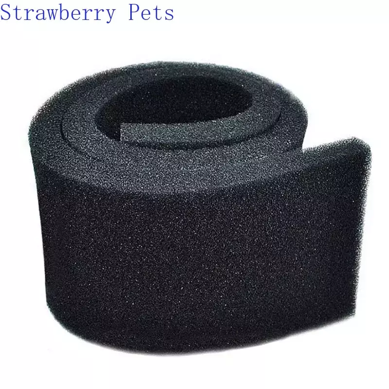 Espuma de filtración negra de varios tamaños, filtro bioquímico, almohadilla de esponja, Skimmer, tanque de suministro de esponja de largo tiempo de uso
