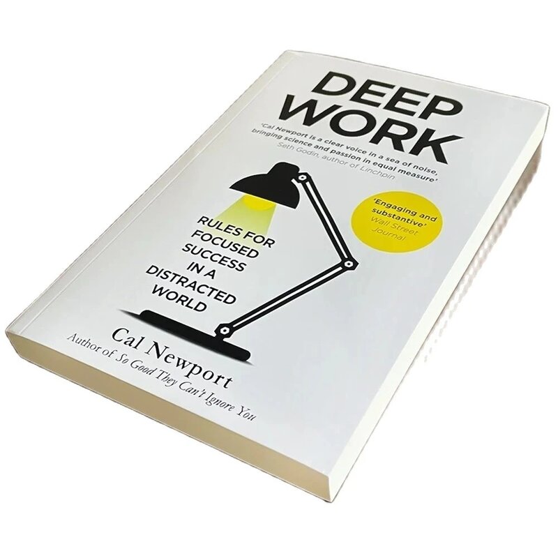 Libro inglese da lavoro profondo di Cal wooden Rules for Focused Success In A distraed World leadance & Motivation Books f