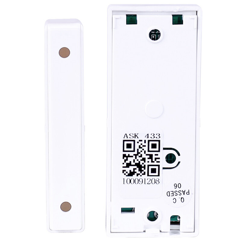 Detector de vibración para ventana de MD-210R, Sensor magnético para puerta, alerta de batería baja, solo Compatible con sistema de alarma de enfoque, 433Mhz, 868Mhz