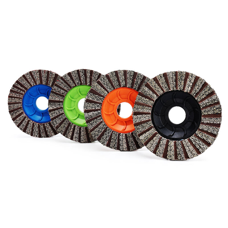 4.5 inch kim cương mạ điện đánh bóng bánh xe 115mm đĩa mài cho máy xay khô ướt vạt đĩa