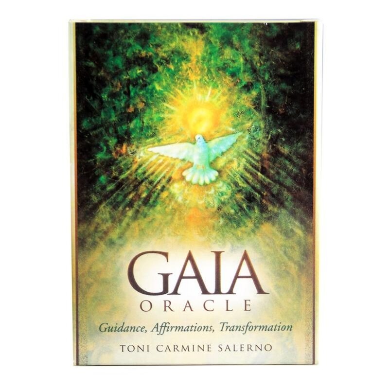 Angielska wersja karty Gaia Oracle Tarot gry planszowe grające w przewodnik PDF