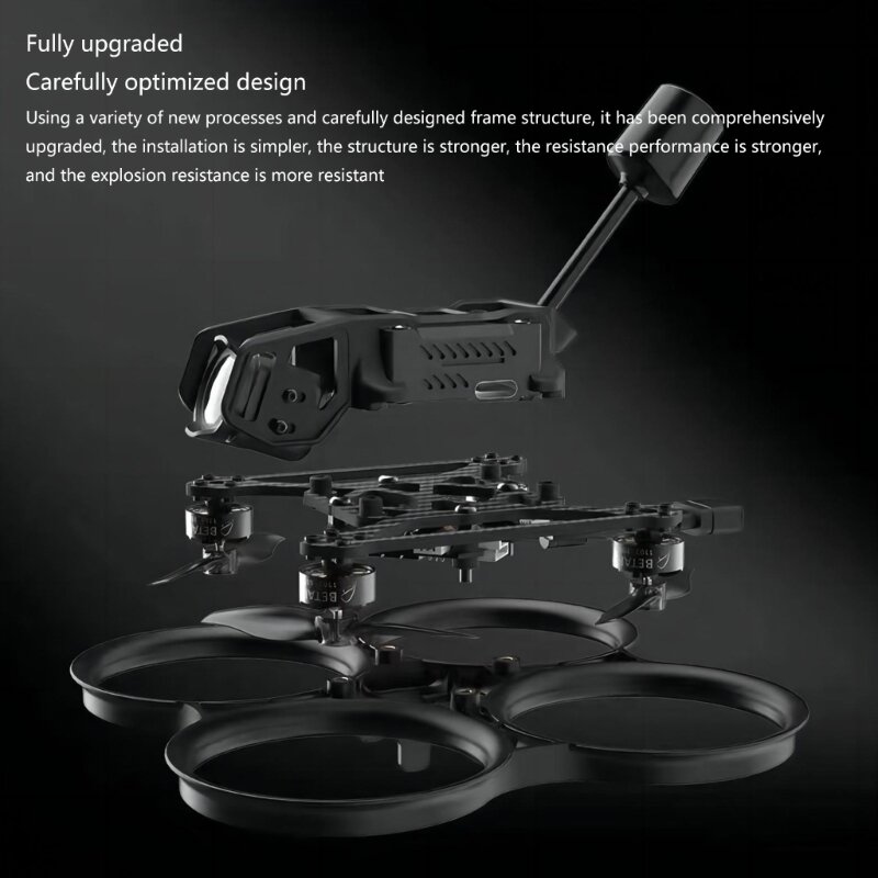 R91A 혁신적인 프레임 혁신적인 디자인 구조 방풍 쿼드콥터 프레임 드론 수리 부품 Pavo20 피팅