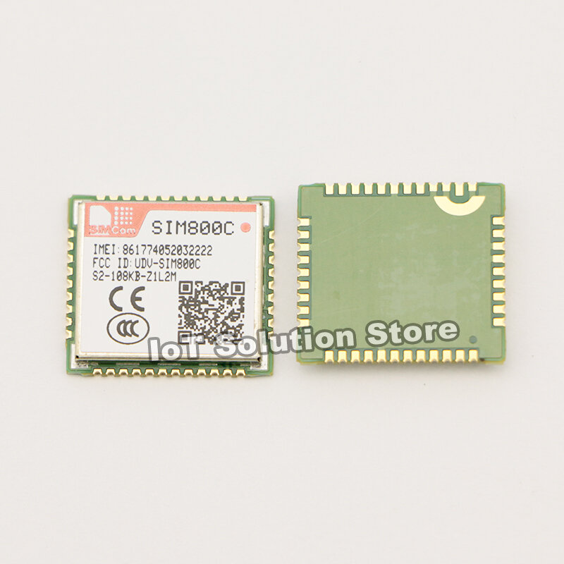 SIMCom SIM800C 쿼드 밴드 850, 900, 1800, 1900MHz, 셀룰러 무선 GPRS, 2G GSM 모듈