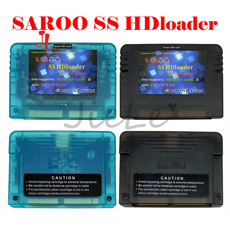 SAROO SS HDloader Game Reader Cartucho, Suporte de Cartão de Leitura Rápida, SD TF Menory Cards, Jogar Jogos sem CD para Sega Saturn, Novo