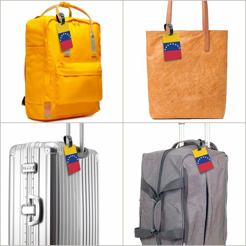 Etiquetas de equipaje personalizadas con bandera de Argentina, cubierta de privacidad, tarjeta de identificación con nombre