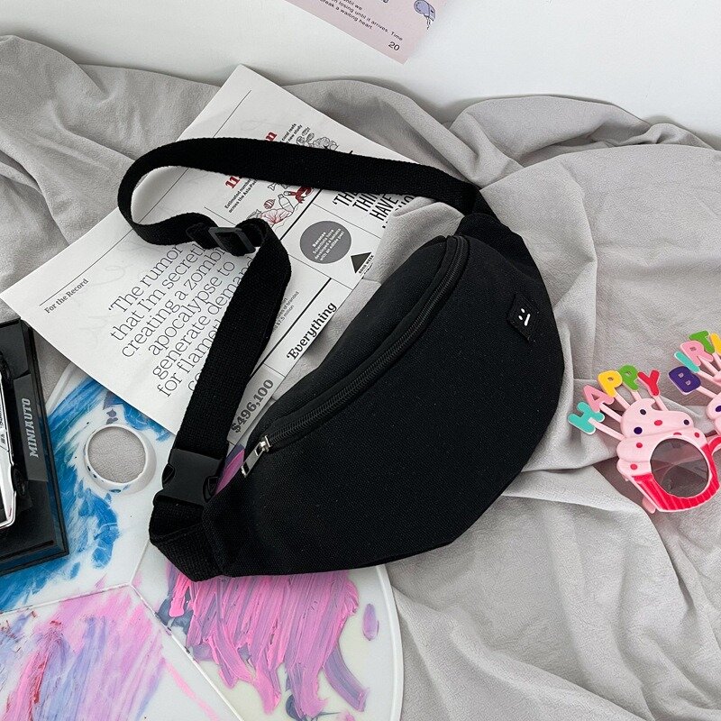 Трендовая нейлоновая сумка через плечо, модная нагрудная Сумка-слинг, Женский Повседневный поясной кошелек и забавная сумка