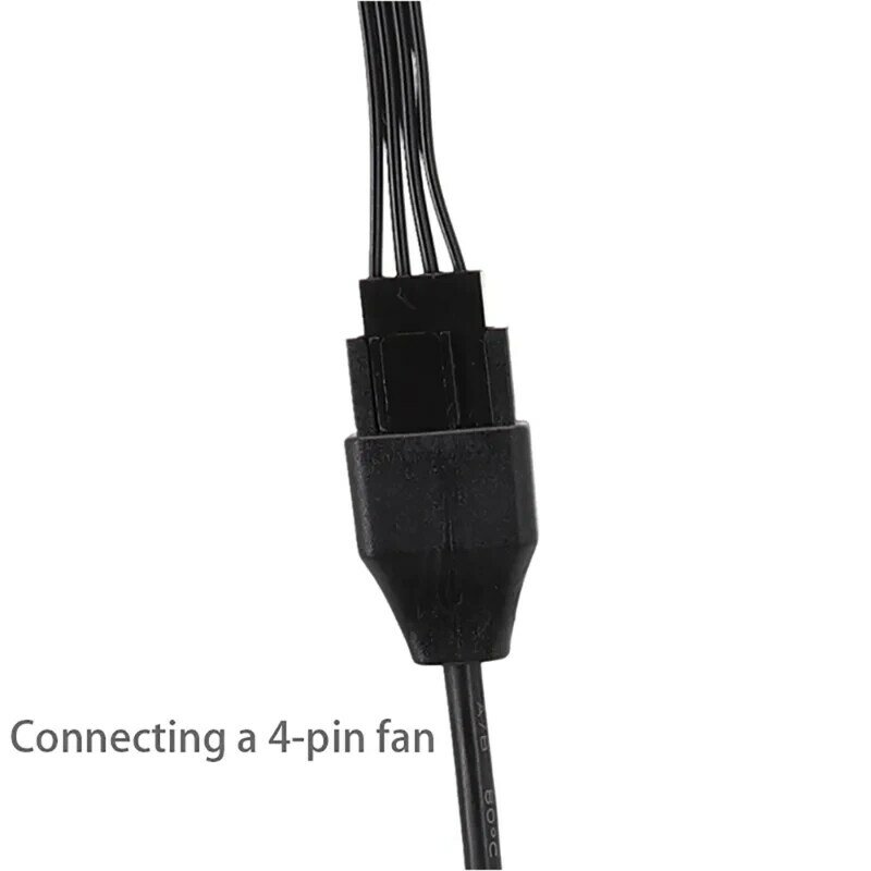 B95D 4Pin PWM Fan PWM Temperatur Kontrol Pendingin PC Kabel Ekstensi 30/50/100cm
