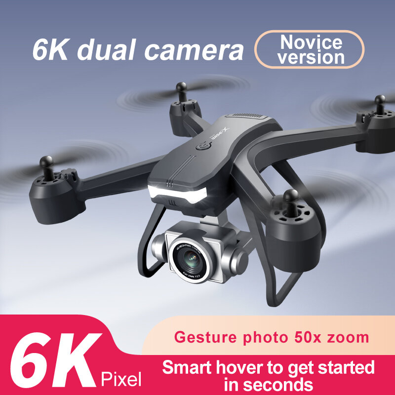 V14 Drone profesional kamera definisi tinggi, mainan helikopter Quadcopter kendali jarak jauh 10k Wifi Fpv 6000m