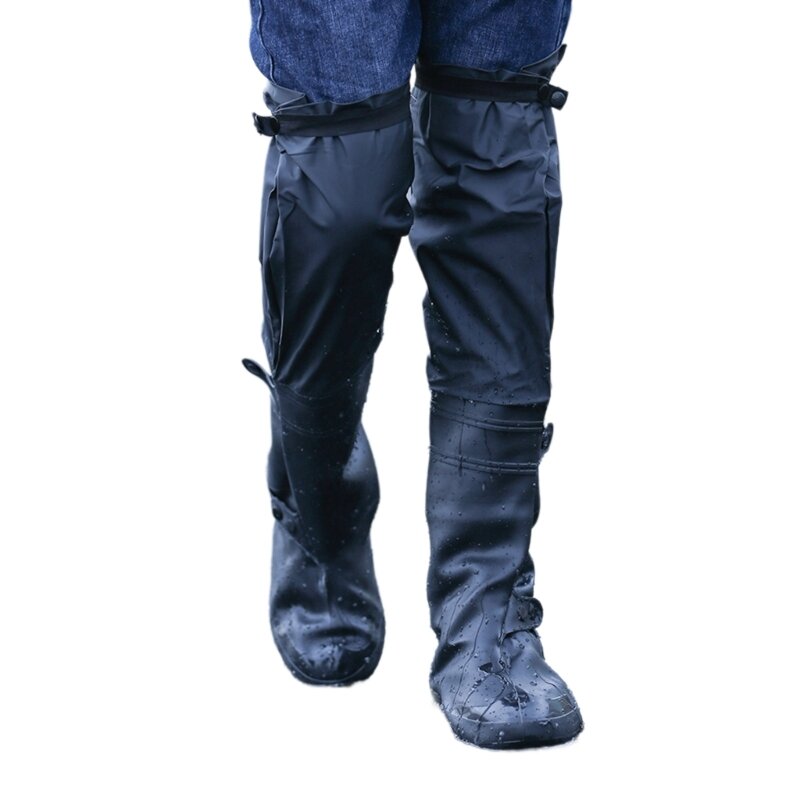 1 زوج للجنسين غطاء أحذية المطر حماة ل SnowysDay ممطر دراجة نارية سكوتر انخفاض الشحن