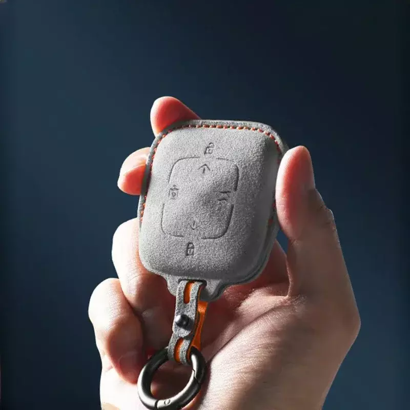 Alcantara NFC Proteção Caso Cartão, Suede Caso Chave Especial, High-End Acessório Decorativo, 001 Key Pack, Adequado para Zeeker