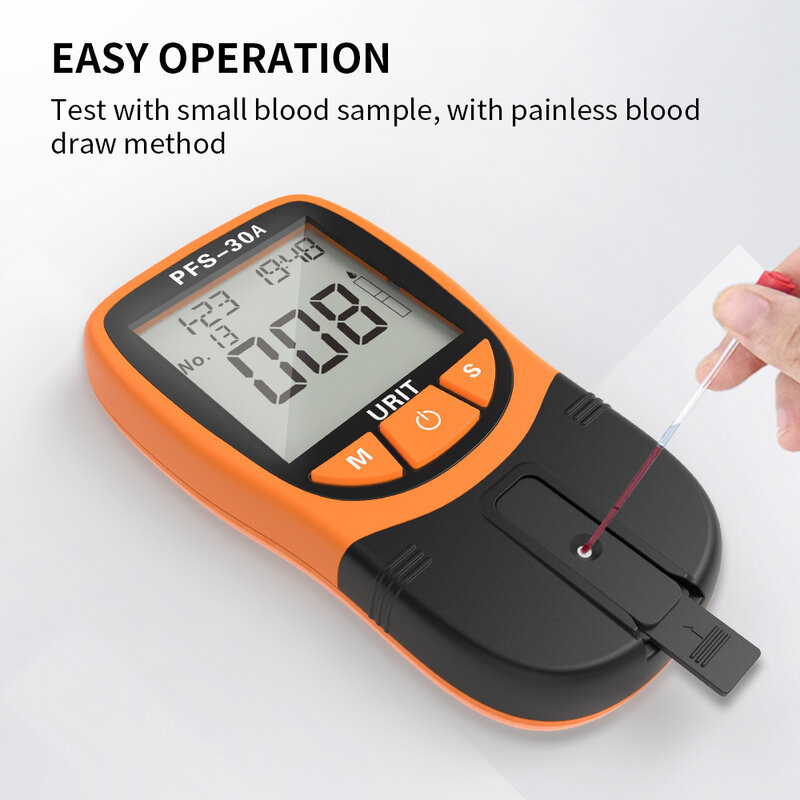 Engelse Urit Cholesterol Lipide Analyze Tester Precisie Dichtheid Lipide Detector 20 Test Papier