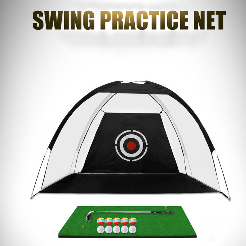 3M 2M Bola Golf Latihan Latihan Net Gadgets Dalam Ruangan Golf Latihan Memukul Target Tenda Kandang Taman Pelatih Golf Lubang XA147A