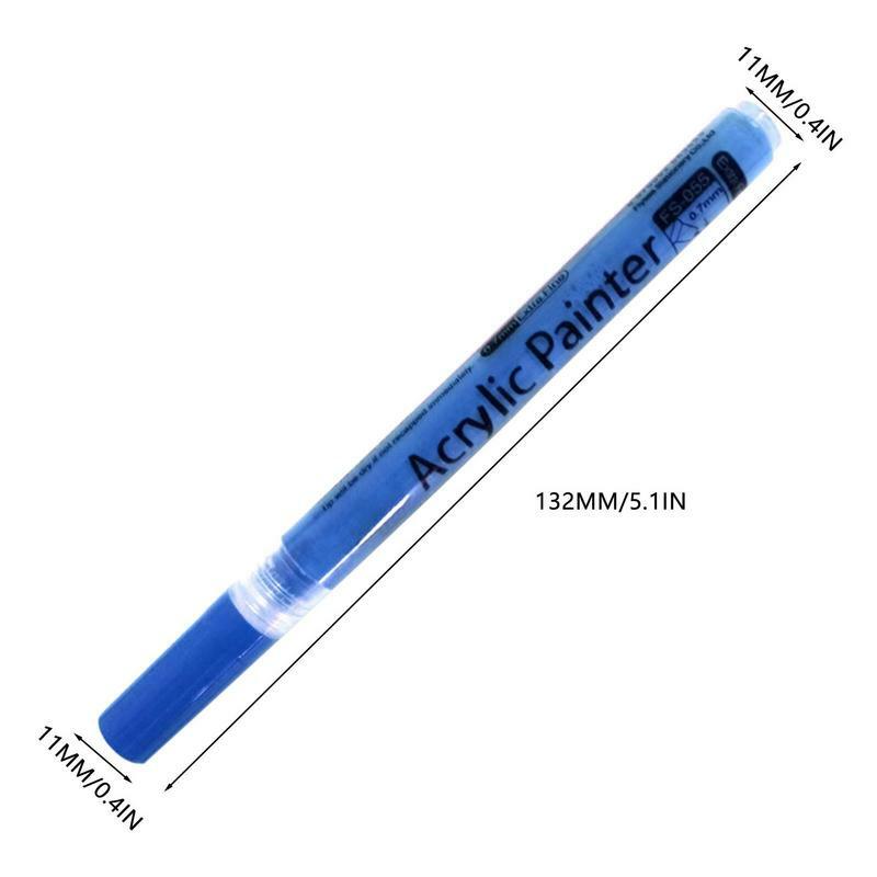 Acrylic Ink Pen Color Changing Marker Pen Waterproof Marker Pen For Practise Golfer Drawing Golf Accesoires For Canvas Stone And