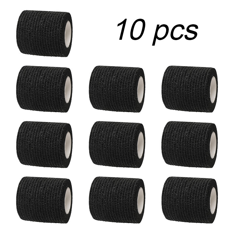 Black sports self-adhesive elastic bandage with 4.8-meter elastic knee pads, 18 colors for fingers, ankles, palms, and shoulders