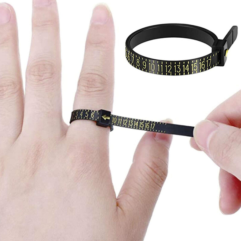 Ring Lineal Messgerät Finger Coil Ring Dimension ierungs werkzeug UK Größe US Größe Messungen Ring Sizer Zubehör Einsatz Schutz Spanner Werkzeuge