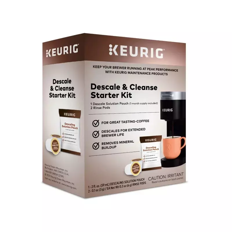 Keurig-Kit de iniciación de limpieza descendale, para cerveceros Keurig