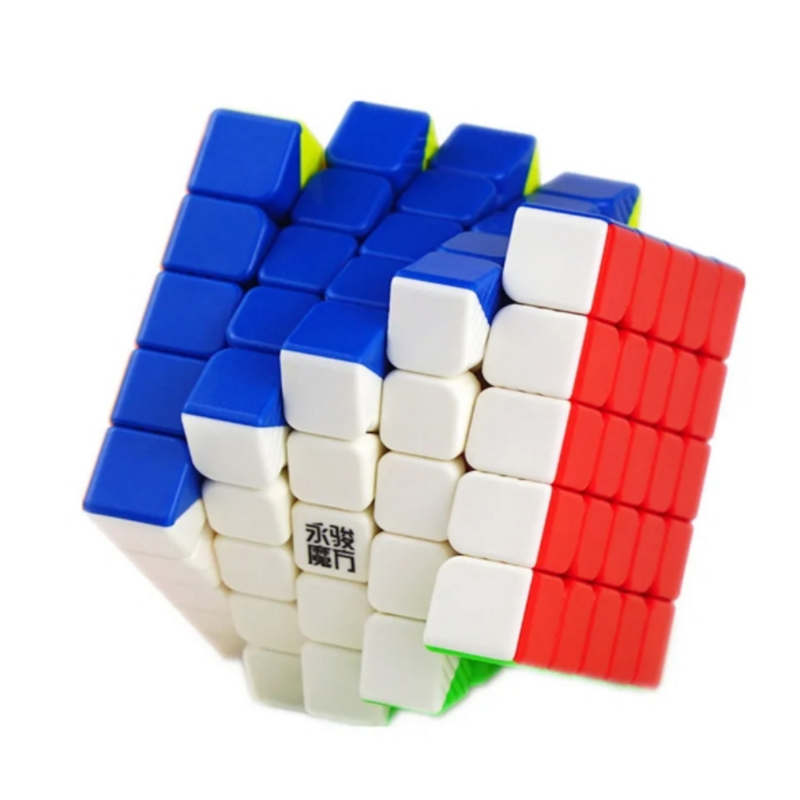 YJ Yuchuang V2M 5x5 마그네틱 매직 큐브 매직 퍼즐 V2 M 용준 전문 5x5 스티커리스 자석 스피드 큐브 교육용