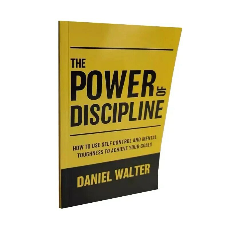 1 Buch die Kraft der Disziplin von Daniel Walter, motivierende Selbsthilfe Englisch Buch, Taschenbuch
