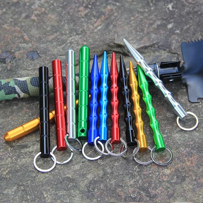 Outdoor Dames Multifunctionele Anti-Wolf Cool Stick Zelfverdedigingszak Verborgen Wapen Tactische Pen Levensreddende Palmstick