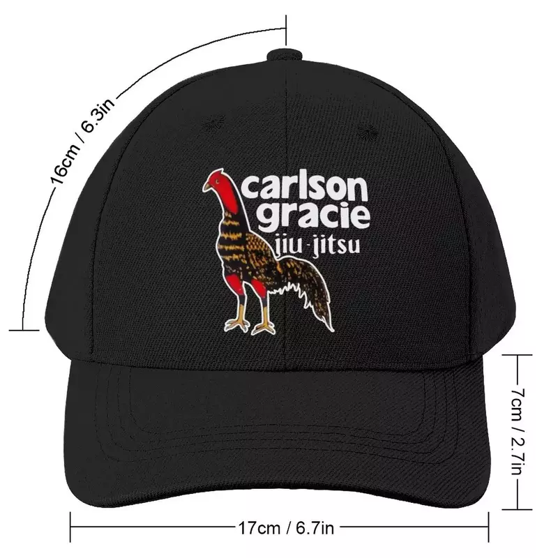Carlson Gracie topi bisbol ayam jantan Logo tim topi memancing topi ayah tenis pria wanita