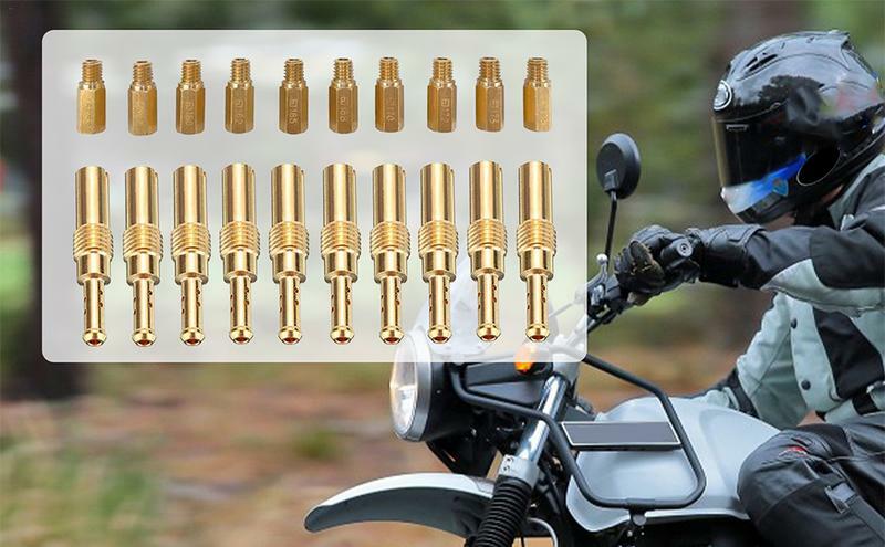 Motorcycle Carburetor Main Jets Fast Installation With Just Hand Tightening Nozzles Kit Injector Replacement 20pcs Slow Pilot