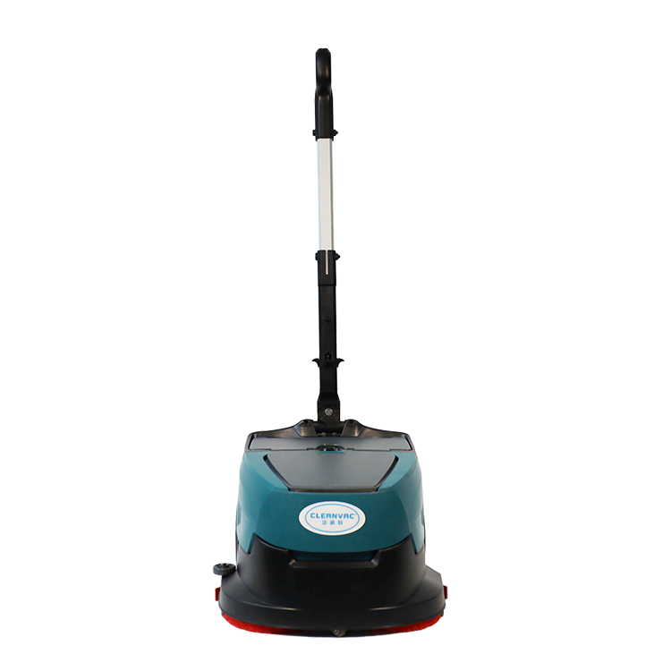 Sino Cleanvac promotional best quality hot selling intelligent electric hand push double discs portable automatic floor scrubber