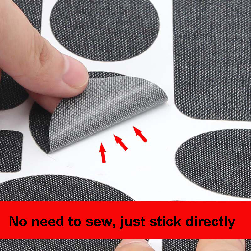 Self-adhesive Denim Cloth Patches for Clothing Repair Patch Appliques Jeans Pants Knee Clothing Stickers Elbow Badge Fabrics