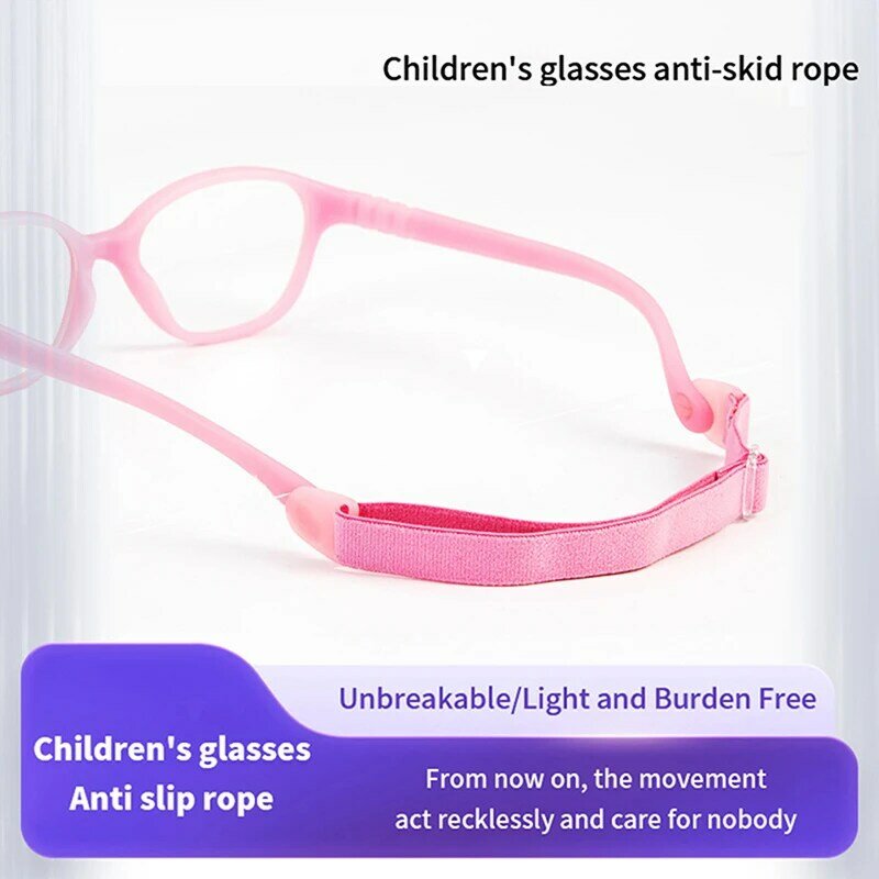 1 szt. Przewód elastyczny dla dzieci chłopców pasek do okularów, okulary dziecięce opaska na głowę sznurek sportowy, opaska na okulary dziecięce