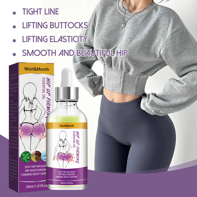 30ml Buttock Massage Oil Firming & Lifting Buttocks Contouring Massage Highlights Buttock Care Oils Hip Enlargement Oil