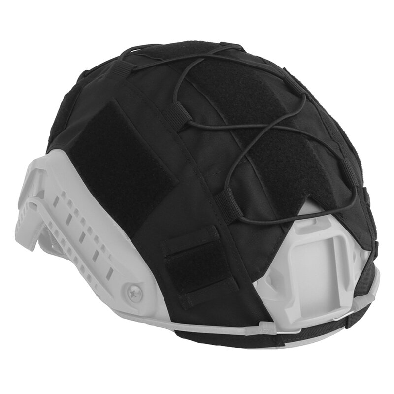 Penutup helm taktis, ukuran M/L Camo dengan Hoop dan Loop Airsoft Paintball penutup helm untuk helm cepat