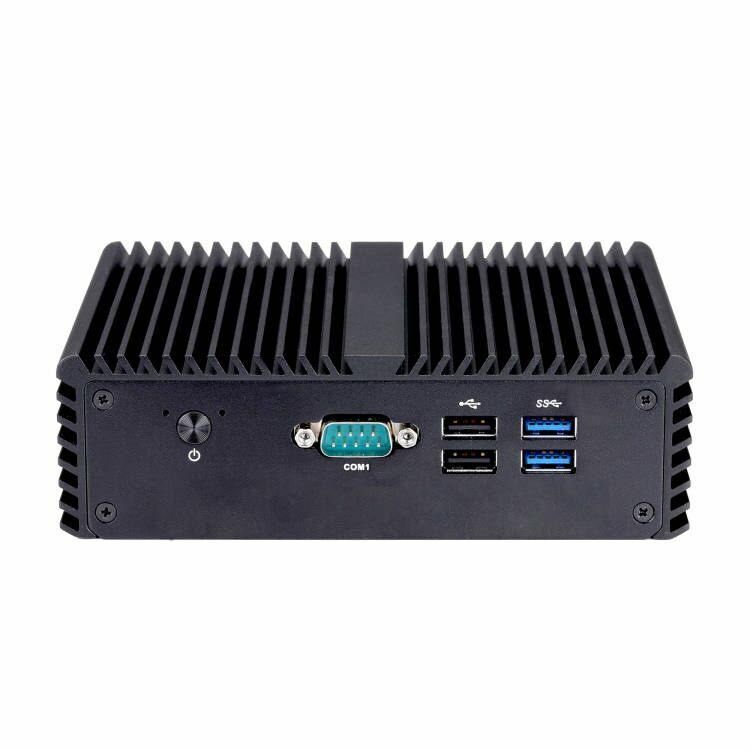 2023 Laatste Nieuwe 4 RS232 Industriële Mini Computer Met I3 10110U, 2500M I225 Gigabit Lan, ondersteuning Win 11,Firewall.