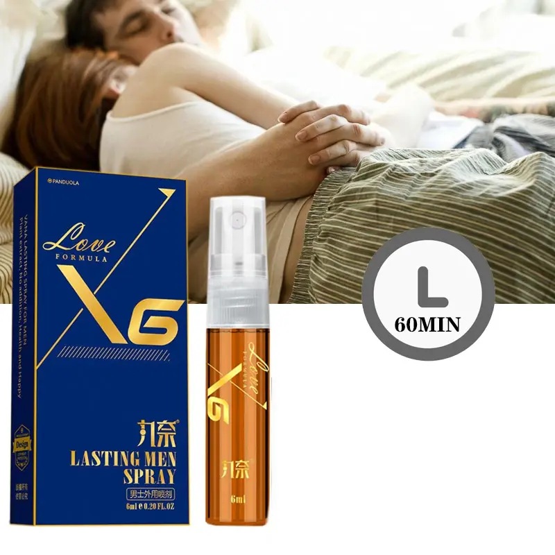 Spray anti ejaculação precoce para homens, uso externo masculino, Prolongue 60 Minutes Liquid, 6ml