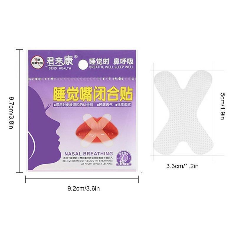 Kids Sleep Strips X Shape Mouth Tape For Sleeping Nose Breathing Gentle Advanced Snore Reducing Strips For Nighttime Sleeping