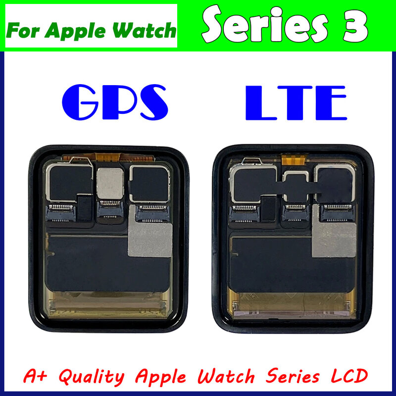Amoled LCD Touch Screen Display Substituição, montagem digitalizador, apto para Apple Watch Series 3, 38mm, 42mm, 3