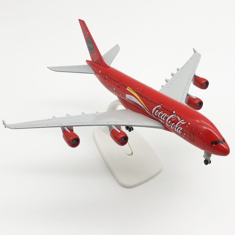 20 سنتيمتر الطائرات ايرباص A380 الخطوط الجوية طائرة نماذج اللعب مع الهبوط الاطفال الهدايا مجموعة الطائرات