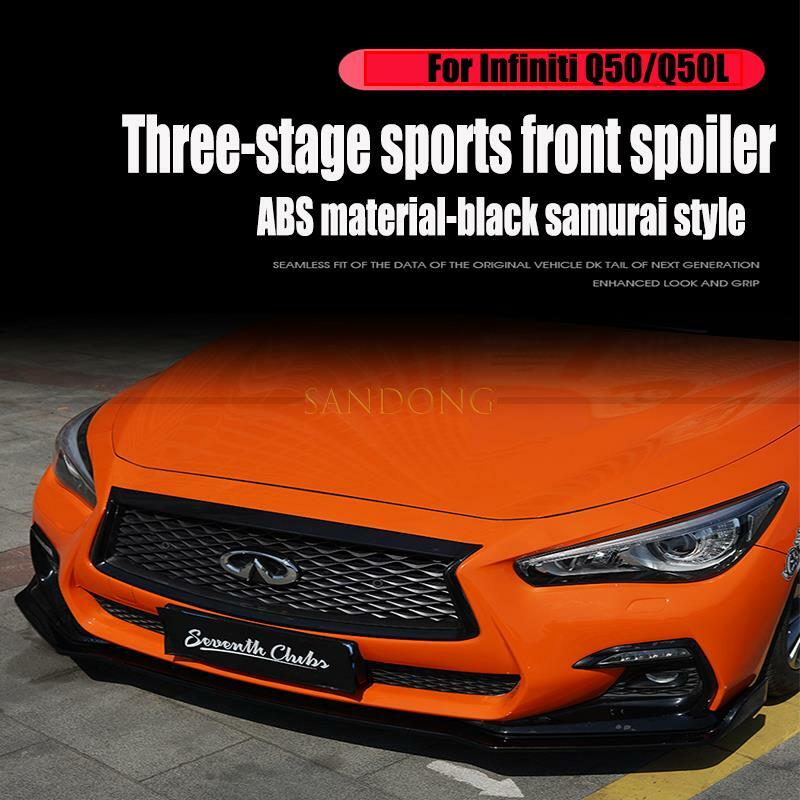 for 14-21 Infiniti Q50L/Q50 sports three-stage front lip modification surround grille frame decoration