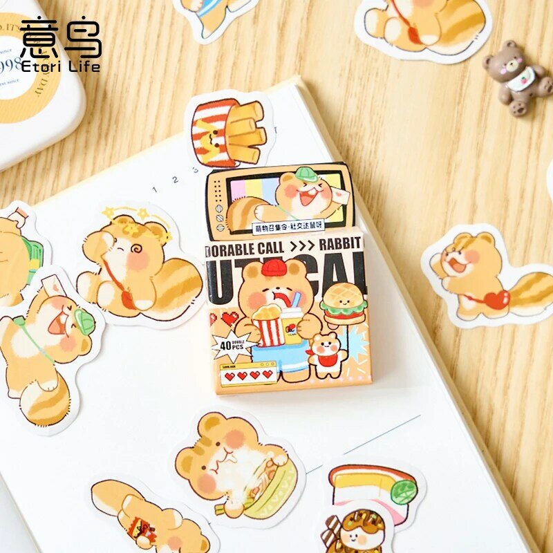 12packs/LOT Mengwu Convening Order series cute lovely creative decoration DIY self adhesive stickers