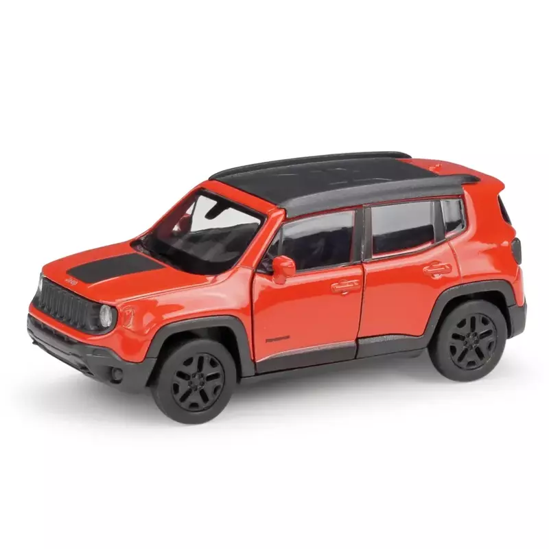 Welly 1:36 Jeep Renegade SUV Alloy Car Model Diecasts Metal Off-road Vehicles Model Simulation Door Can Be Opened Childrens Gift