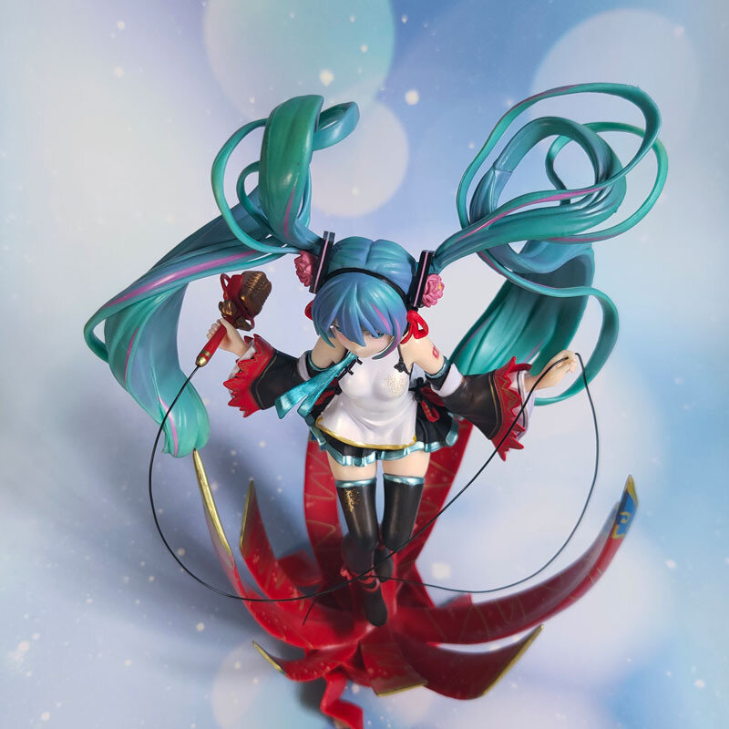 26CM Anime Action Figure EXPO2019 Concert Hatsune Miku Kawaii Pvc Peripheral  Model Doll Figurals Collect ornaments Toys gifts