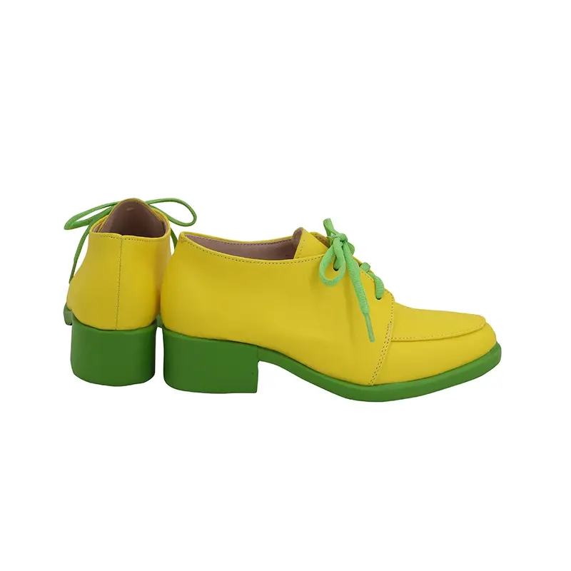 مغامرة جوجو الغريبة-أحذية تنكرية باب السماء ، أحذية صفراء ، مصنوعة خصيصًا ، أي حجم