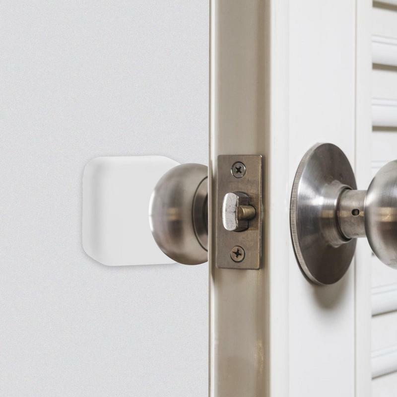 Ogranicznik do drzwi ochraniacz ścienny przyklejany silikonowy poduszka klamka drzwi na ścianę z silikonowym ogranicznik do drzwi antykolizyjnym podkładka samoprzylepna