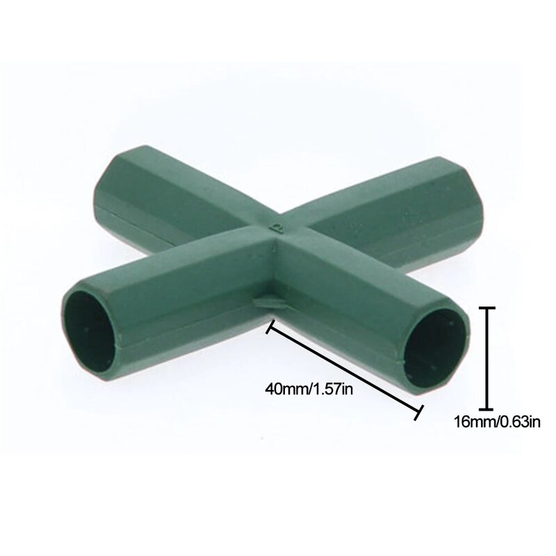 Gardening Frame Connector 16mm | 5 Types PVC Fittings Furniture Grade Elbow Fitting for Building Hea