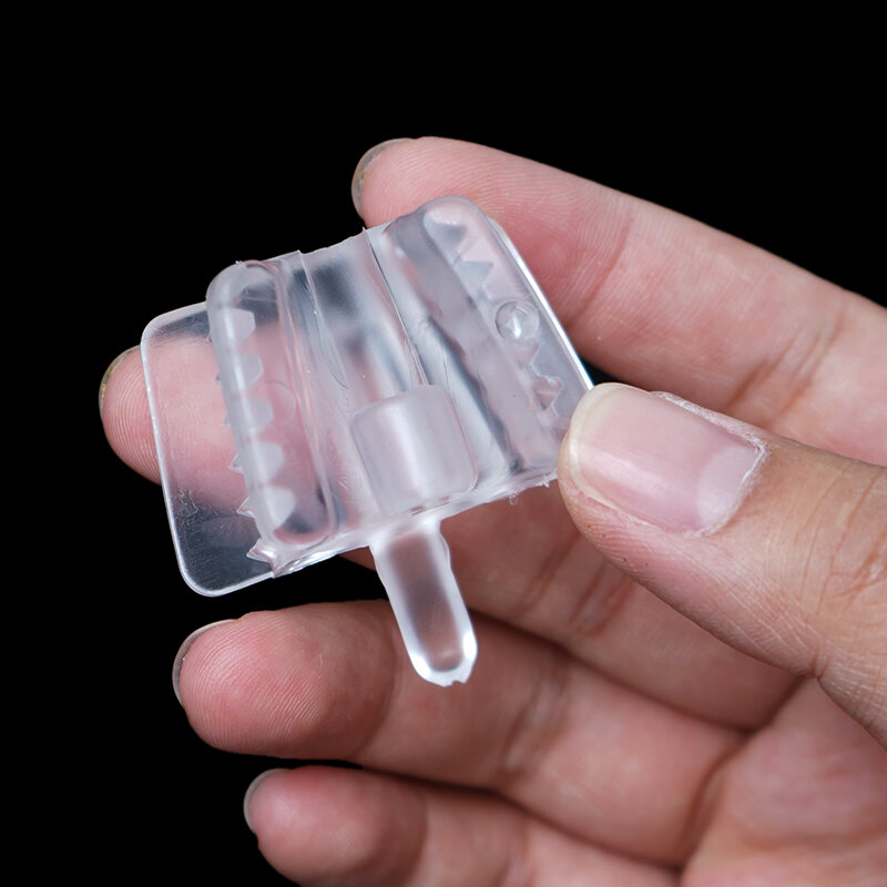 5 buah blok gigitan silikon gigi dengan air liur pembuka mulut lubang ejektor bantalan Occlusal pipi Retractor alat perawatan mulut