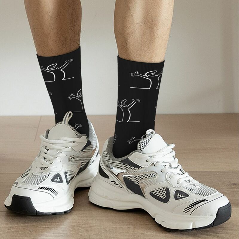 Футбольные носки La Linea в стиле ретро, длинные носки из полиэстера, поглощающие пот, унисекс