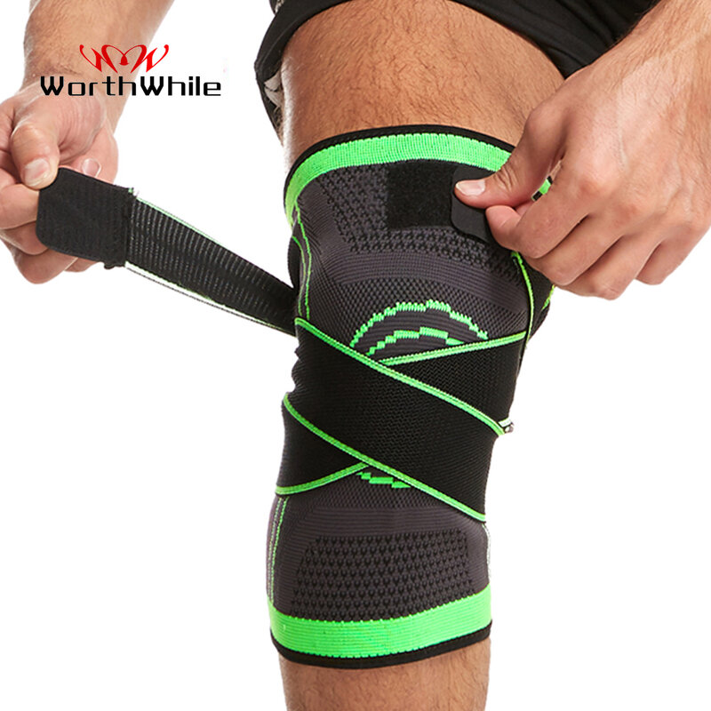 WorthWhile-rodilleras de 2 piezas para hombres y mujeres, rodilleras de soporte deportivo para artritis, Protector de articulaciones, manga de compresión para Fitness