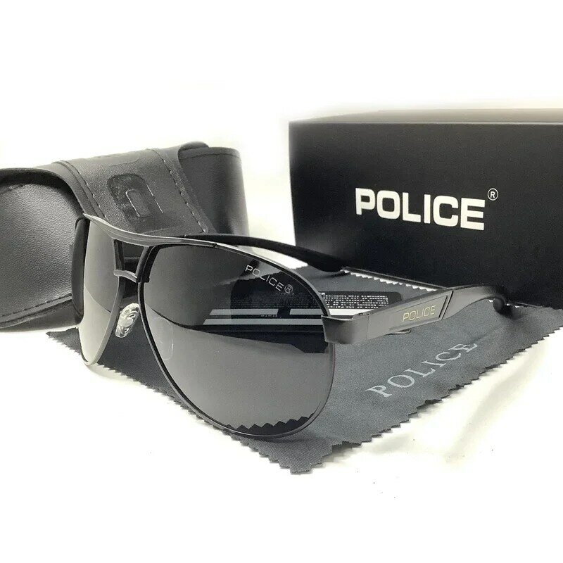 Gafas de sol polarizadas para hombre, lentes de sol masculinas de marca de lujo, con protección UV400, 2024
