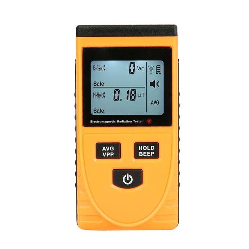 Electromagnetic Nuclear Radiation Detector Portable Nuclear Radiation Monitor High Sensitivity Dual Alarms for Outdoor D5QC
